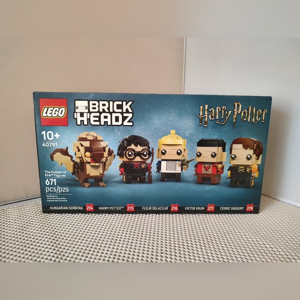 Lego 40791 Brick Headz The Goblet of Fire Figures Harry Potter NWT Building Toy